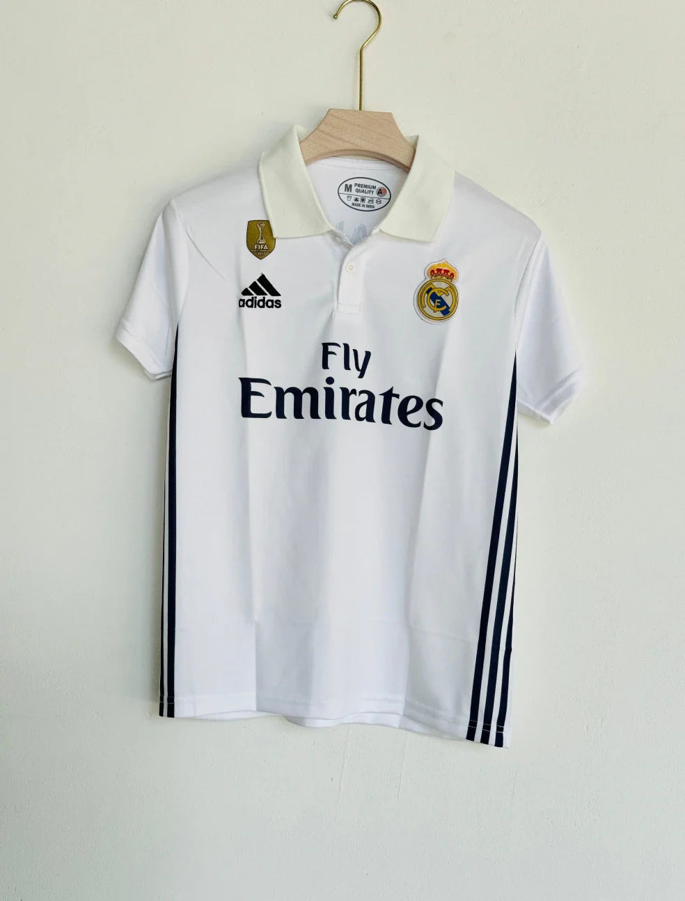 REAL MADRID 2016-17 HOME KIT RONALDO POLO EMBROIDERY