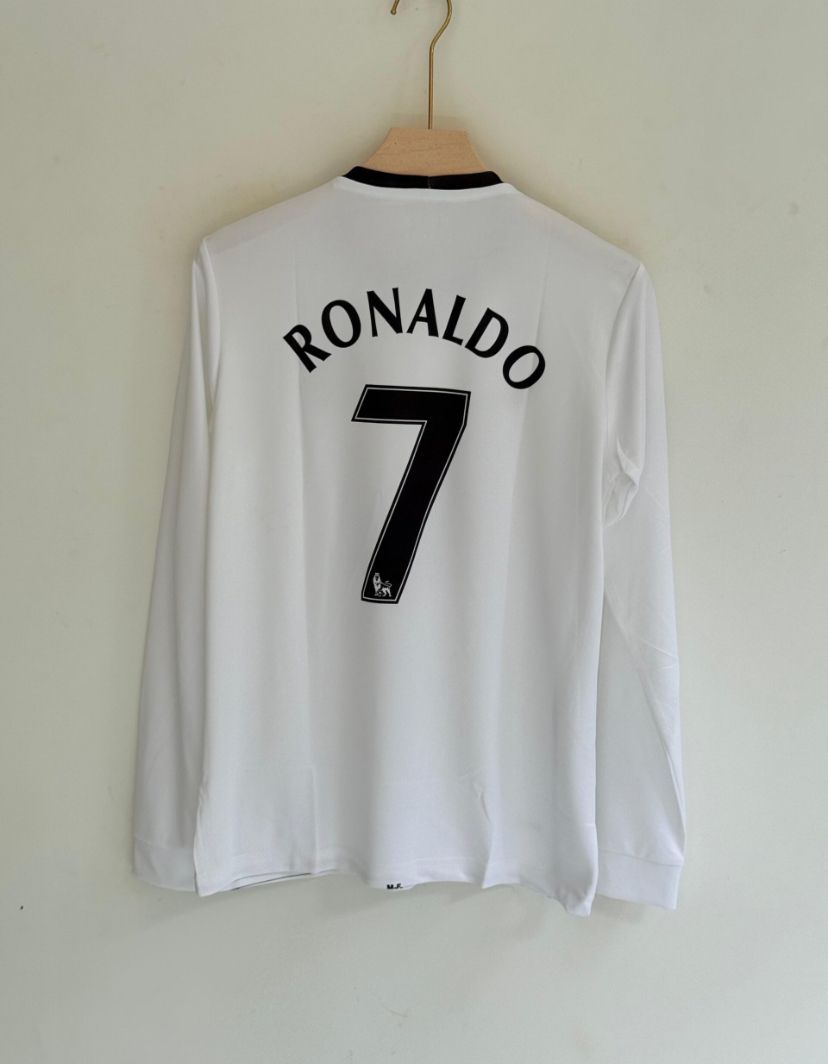 RONALDO MANCHESTER UNITED WHITE AIG FULL SLEEVE