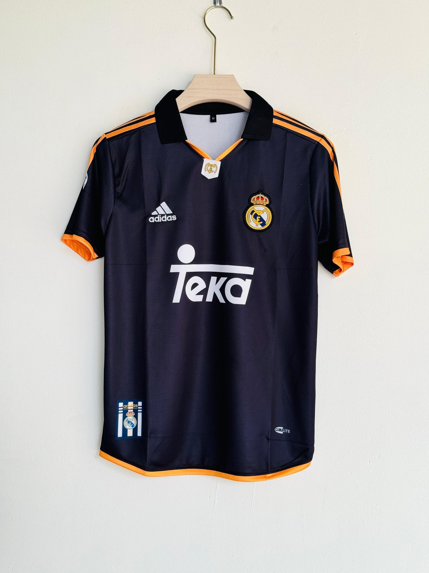 REAL MADRID 1999-2000 AWAY KIT CARLOS POLO EMBROIDERY