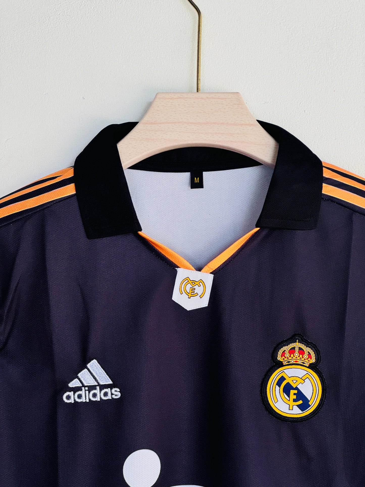 REAL MADRID 1999-2000 AWAY KIT CARLOS POLO EMBROIDERY