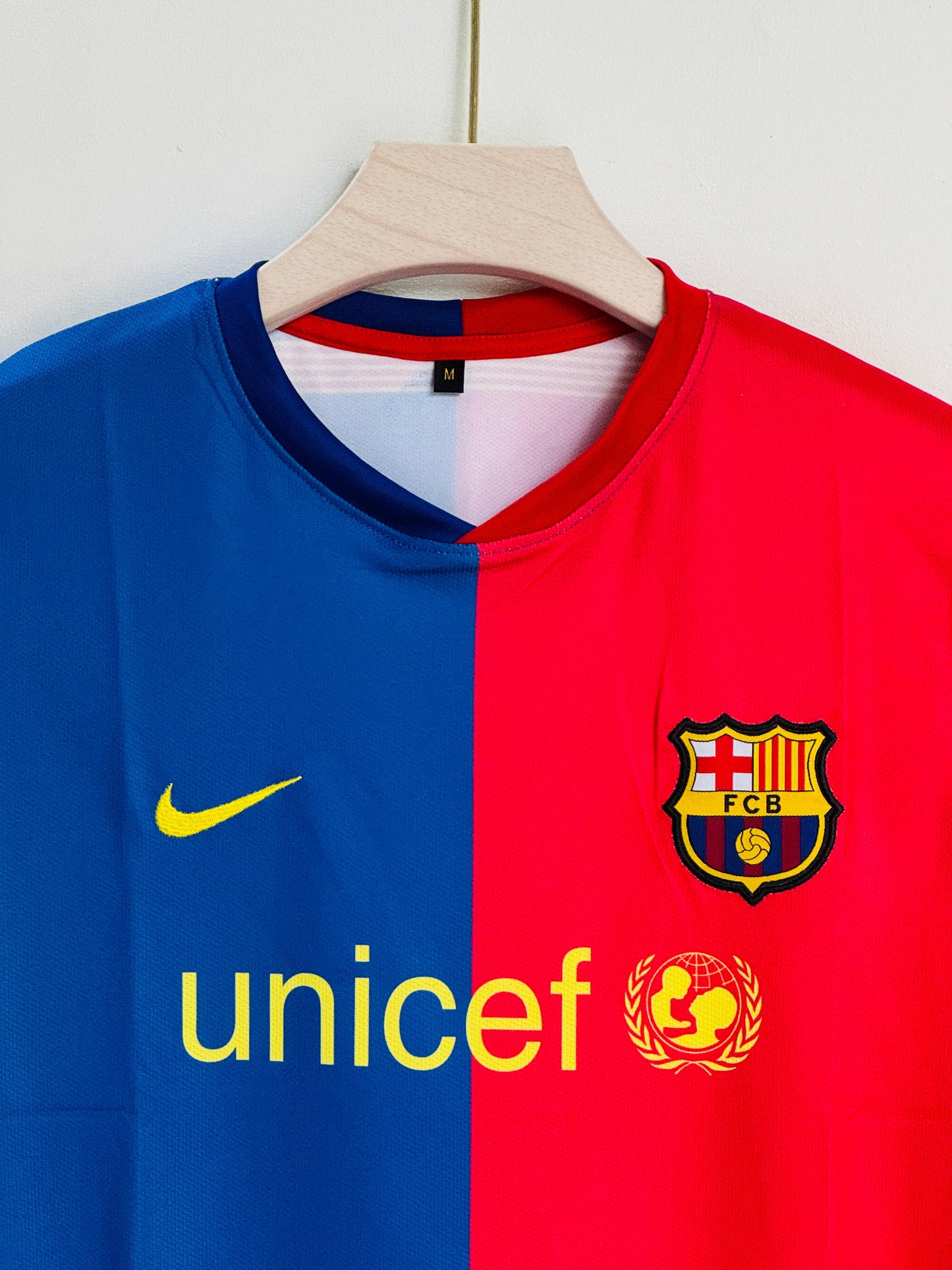 BARCELONA 2008-09 HOME KIT EMBROIDERY