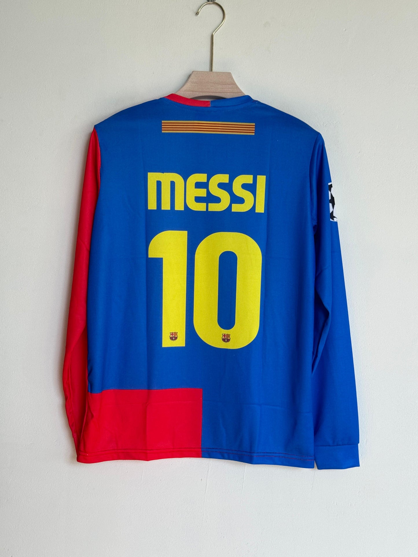 BARCELONA 2008-09 HOME KIT MESSI FULLSLEEVE EMBROIDERY