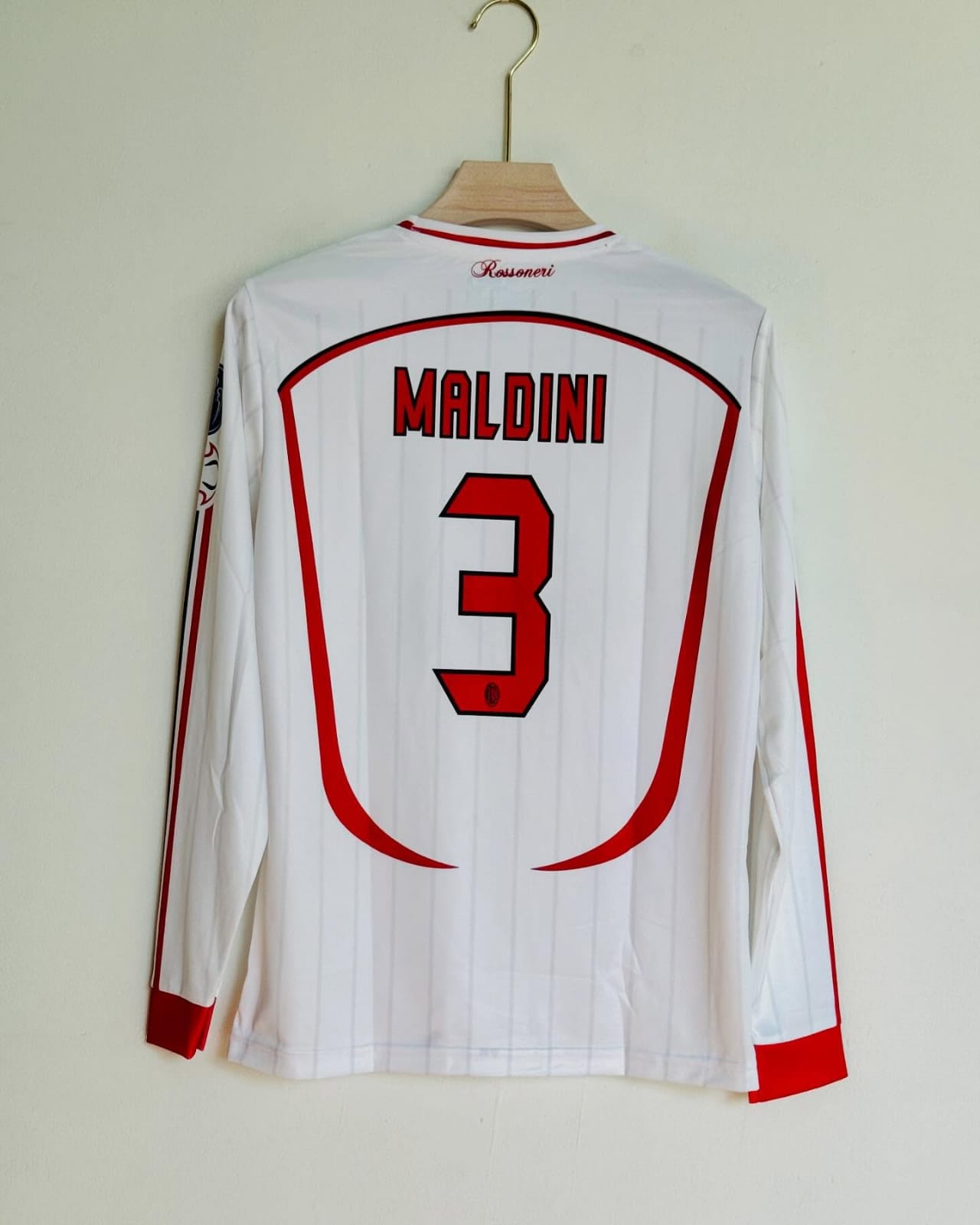 MALDINI MILAN 06-07 AWAY FULL SLEEVE KIT