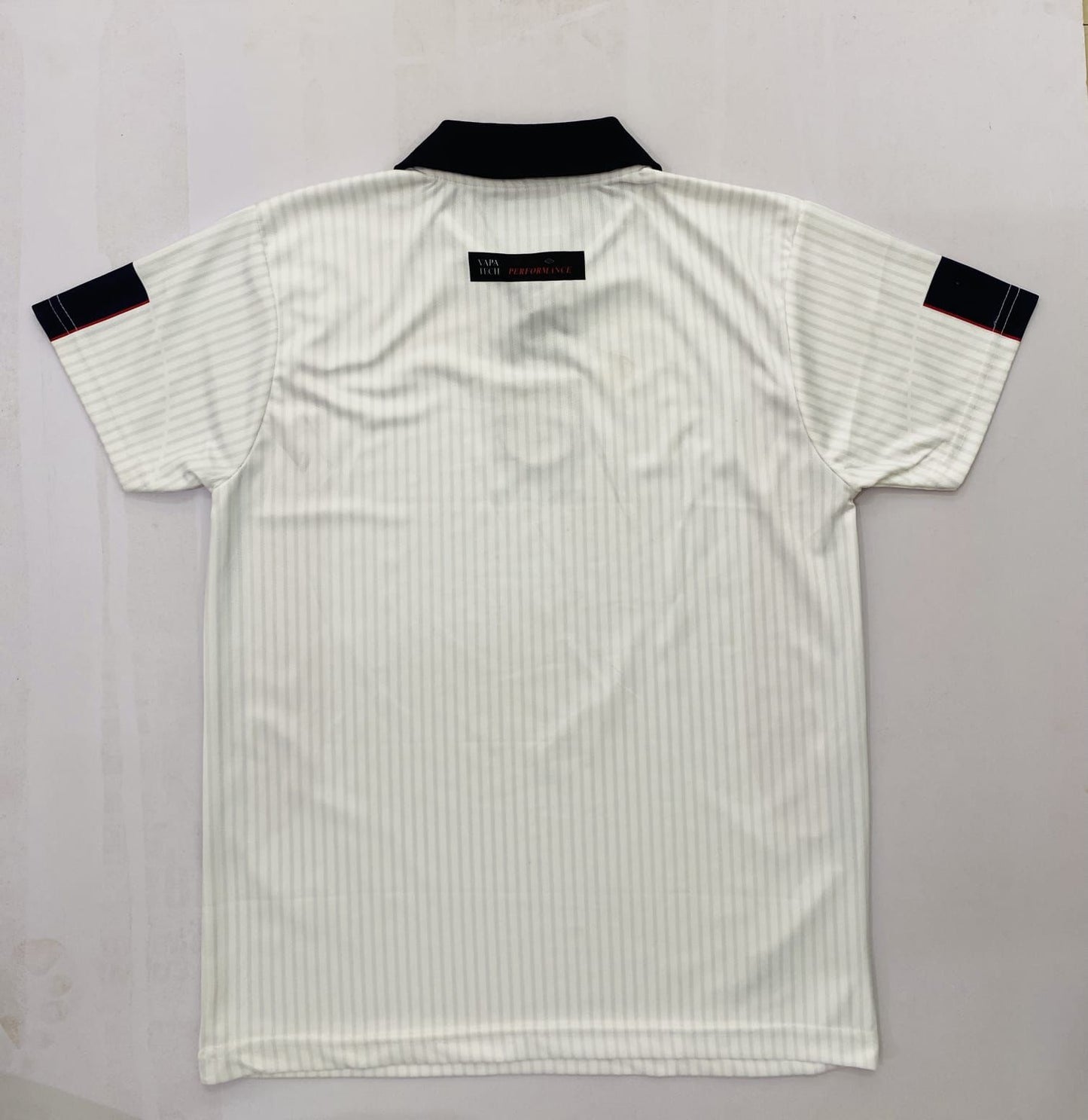 ENGLAND 2003-04 HOME KIT BECKHAM POLO EMBROIDERY