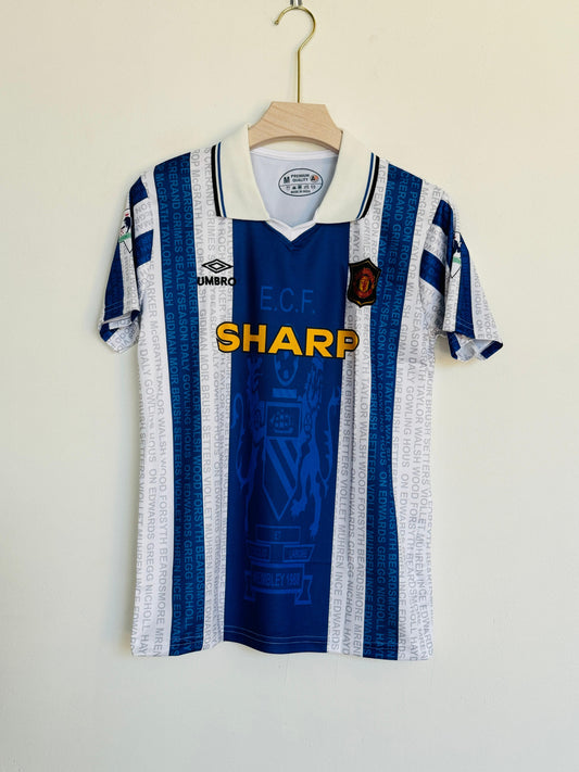 UNITED 1992-95 AWAY KIT BECKHAM EMBROIDERY