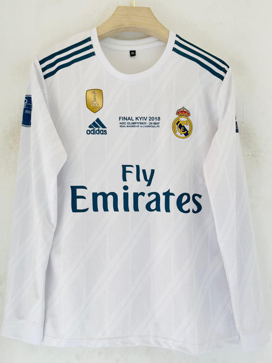 REAL MADRID WHITE FULL SLEEVES EMBROIDERY KIT