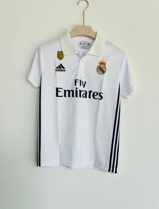 REAL MADRID 2016-17 HOME KIT RONALDO POLO EMBROIDERY