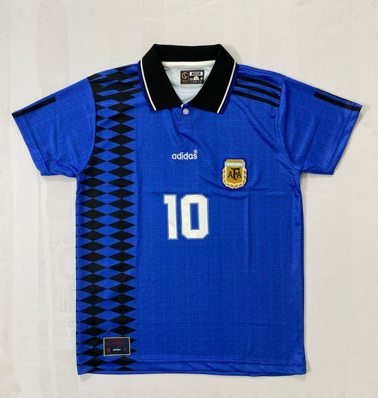 MARADONA ARGENTINA AWAY KIT POLO EMBROIDERY