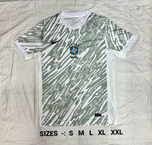 BRAZIL TRAINING/PRE-MATCH KIT – WHITE CAMO EDITION
