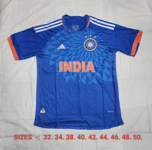 INDIA CRICKET TEAM JERSEY – WORLD CUP EDITION