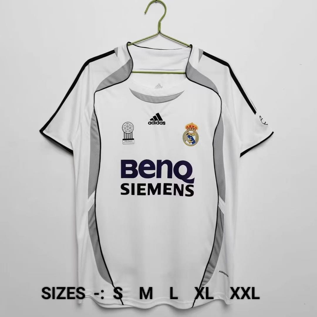 REAL MADRID 2006/07 HOME RETRO KIT